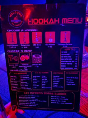 Leen's Lounge Menu